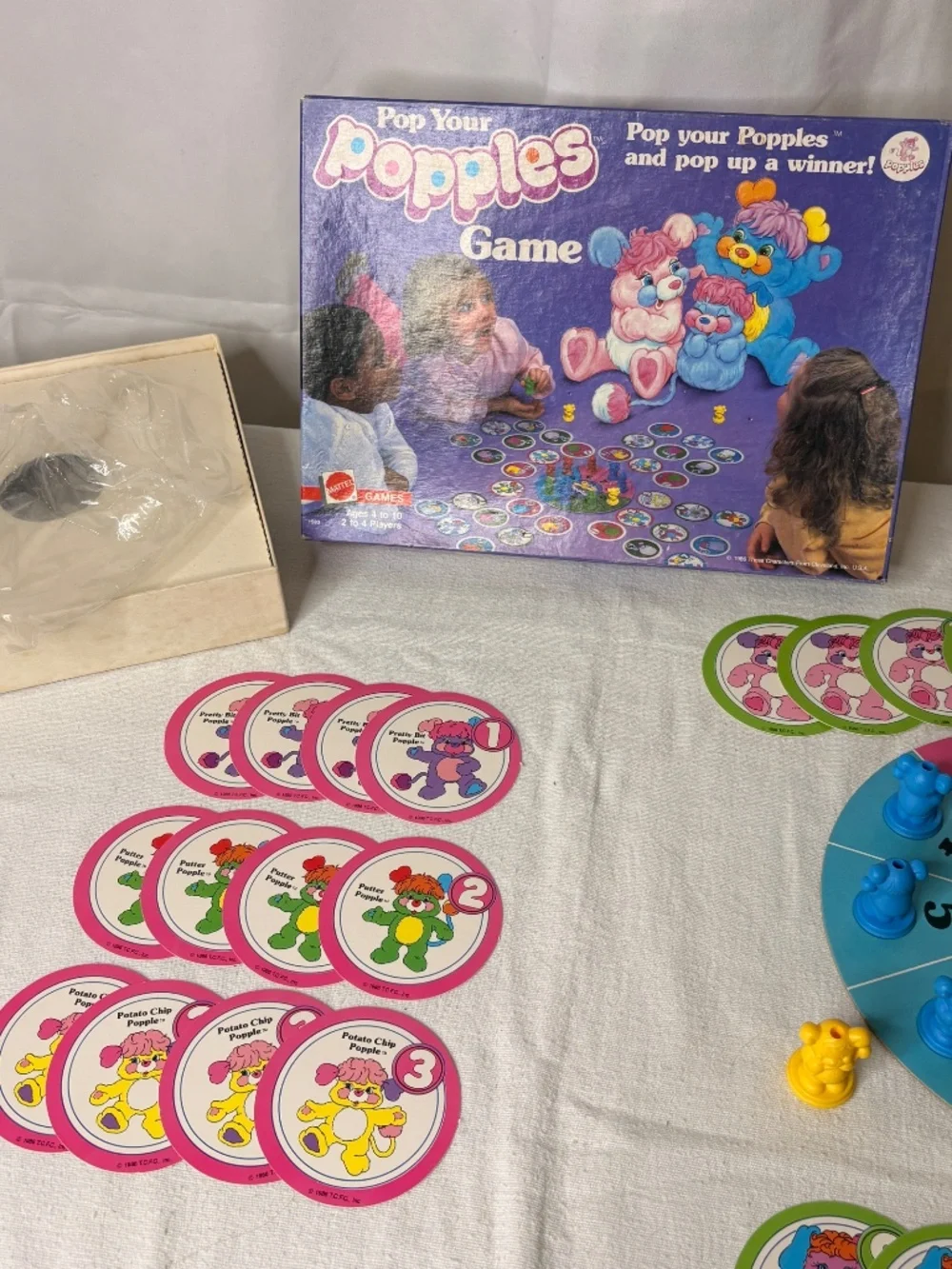 Vintage Popples Pop Your Popples Mattel Game 1986 #1583 Game Complete